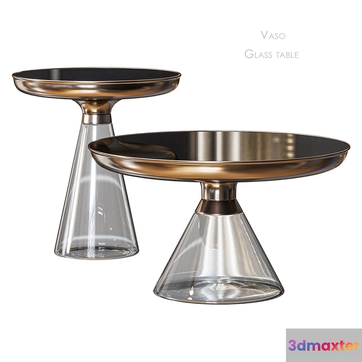 Vaso Glass Cosmorelax coffee table 3D Max