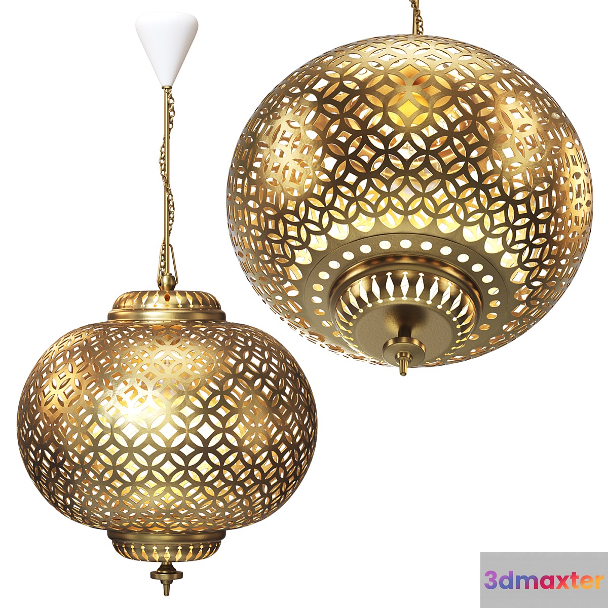 Oriental ceiling lamp 3D Max