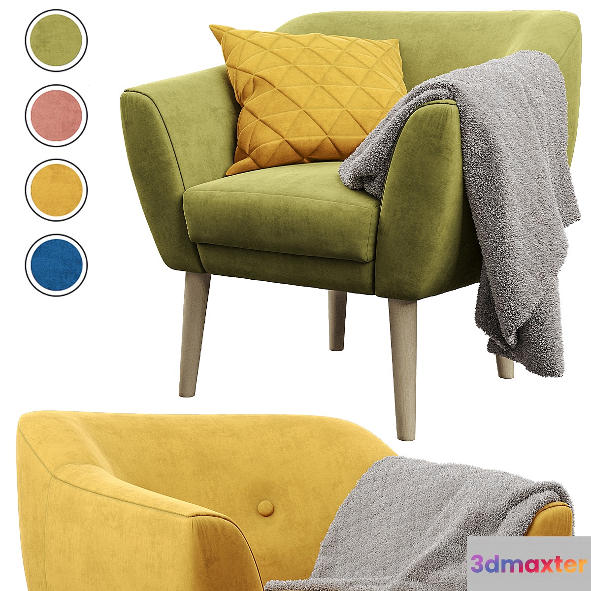 Signal - Bergen 1 (Armchair) 3D Max