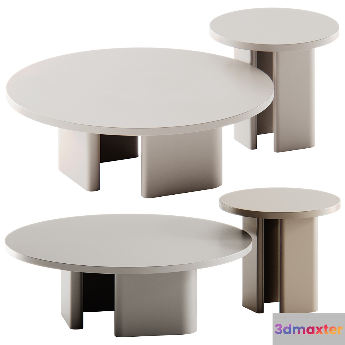 RO.ND Colored Coffee Table by DE.CI - No.2