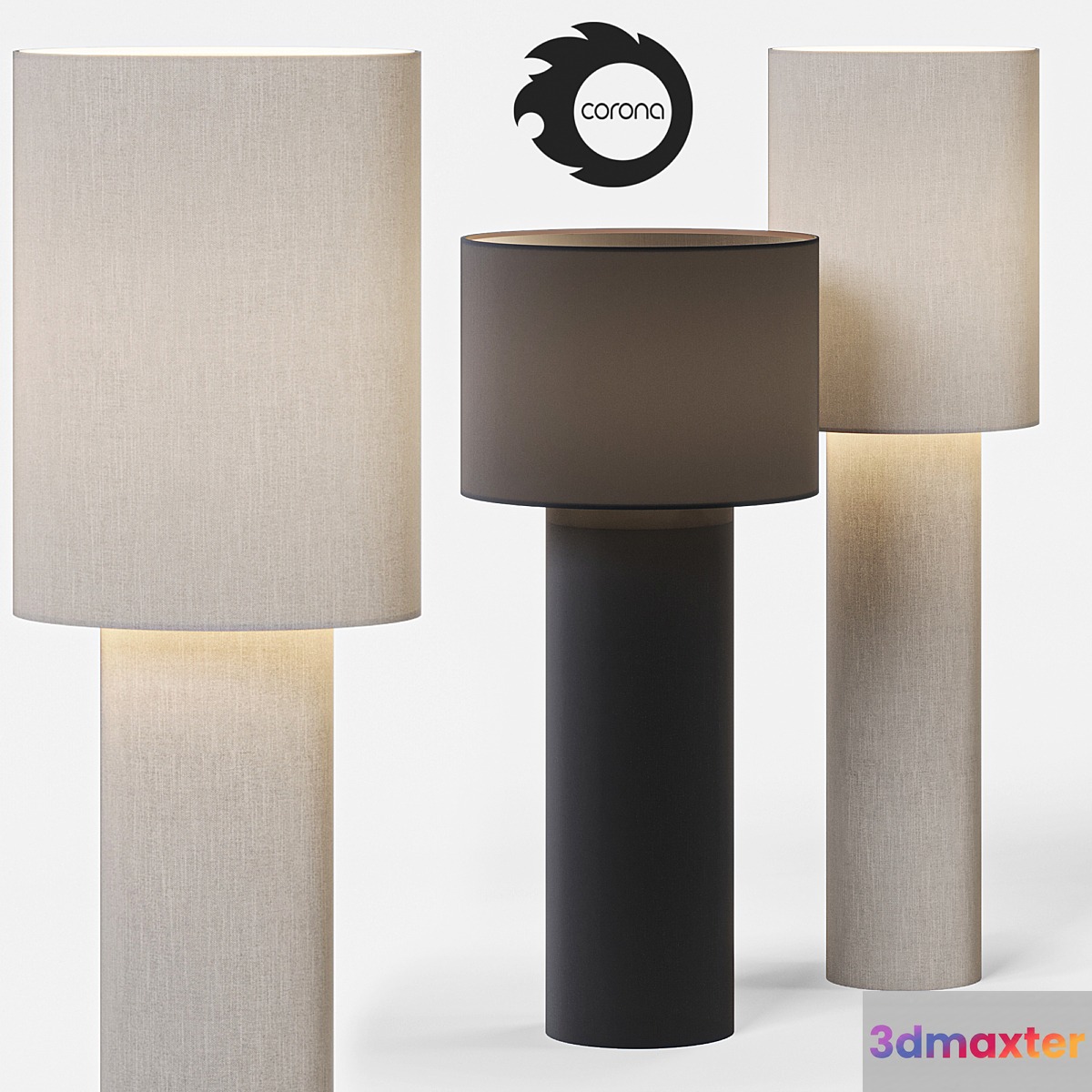 Foscarini for Diesel Pipe Floor Lamps - No.2 3D Max