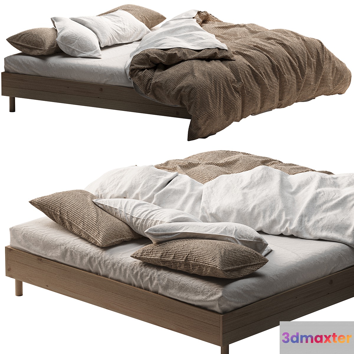 Bed linen3 A&C 3D Max