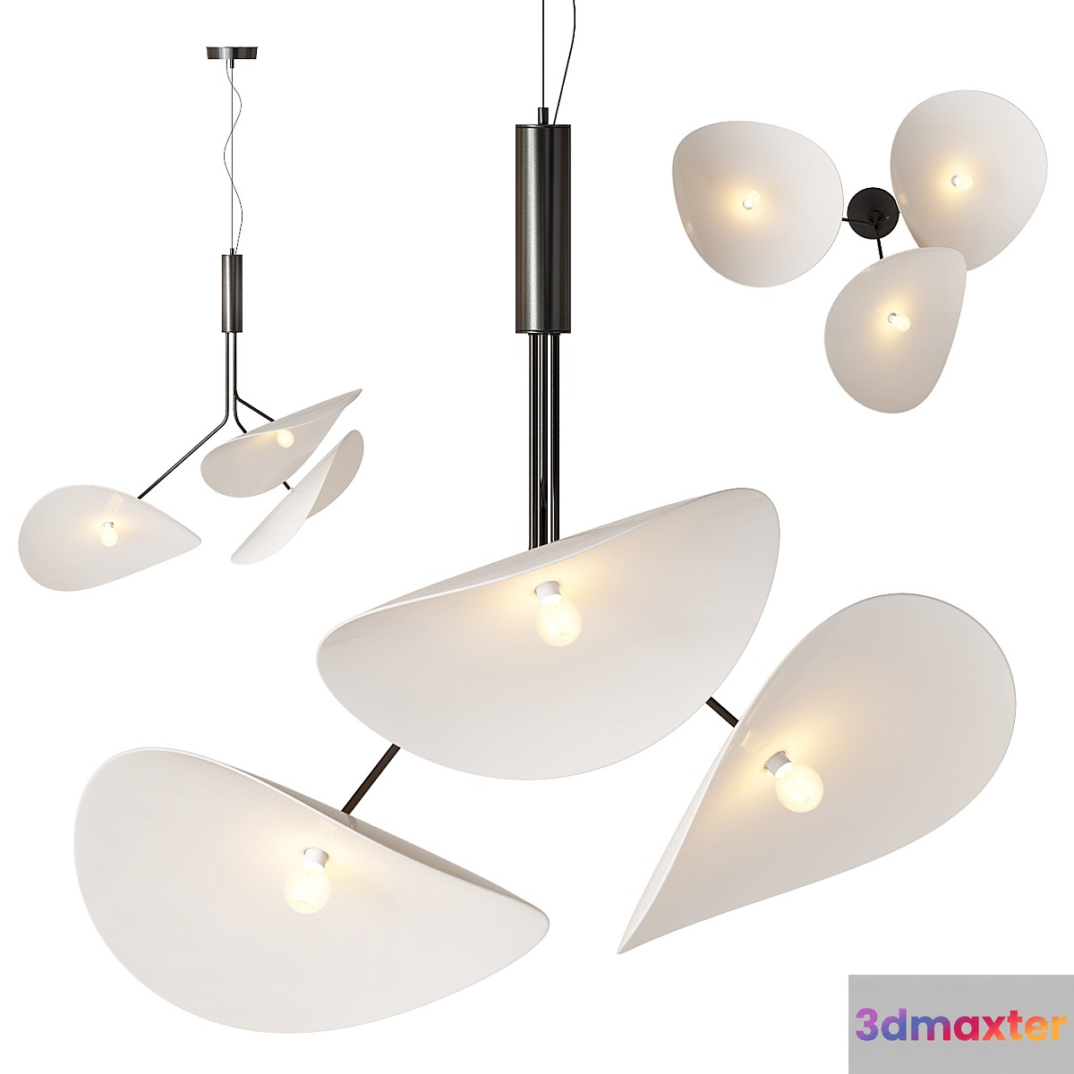 MANTA TRIPLE Pendant Light