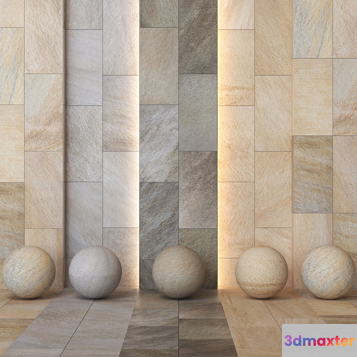 6 in 1 Keope Point Pack Textures - vol 1 3D Max