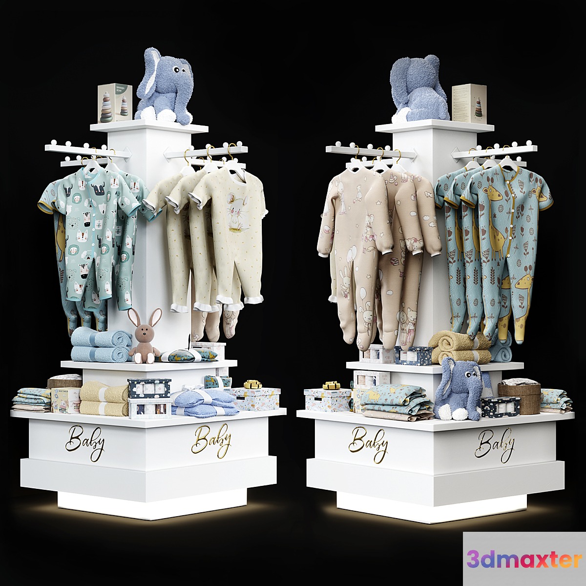 child store hanger 10 3D Max