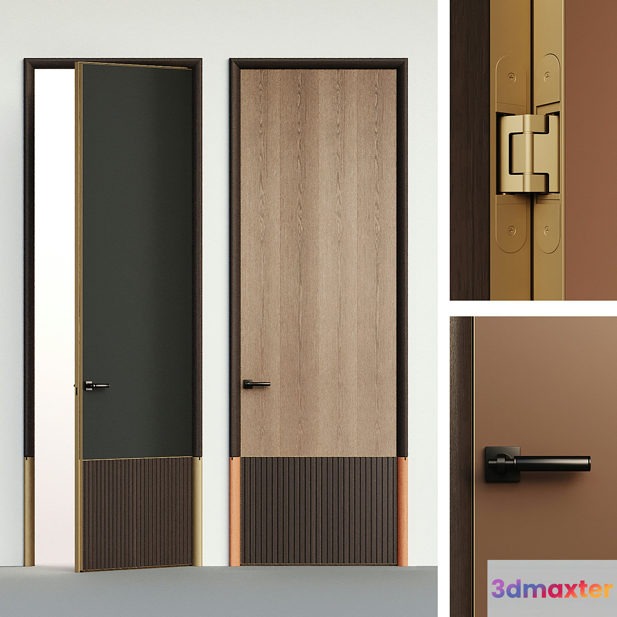 interior door 035 - lualdi ying 3D Max