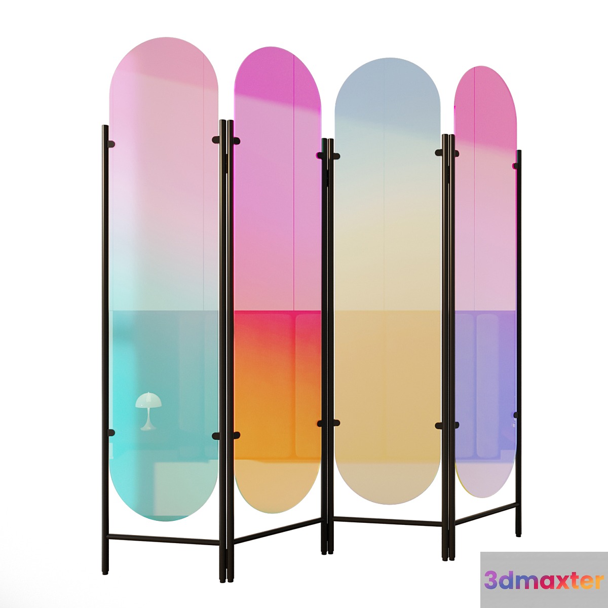 Screen dichroic glass 3D Max