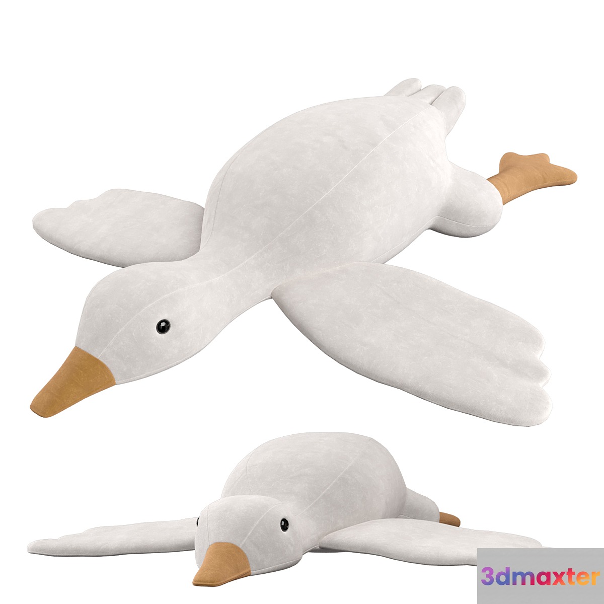 goose hug soft toy 3D Max