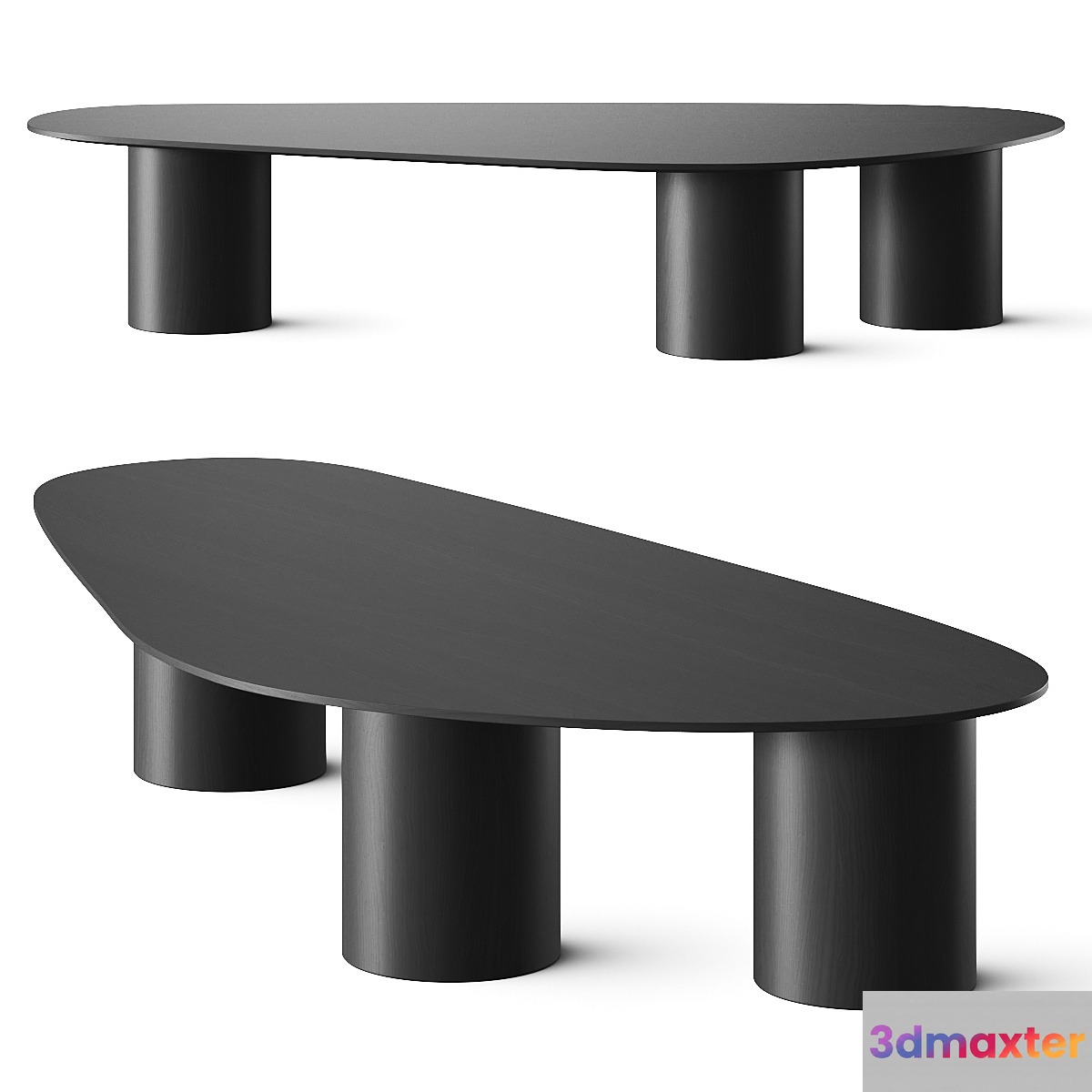 Stylish Club Natur Coffee Table 3D Max