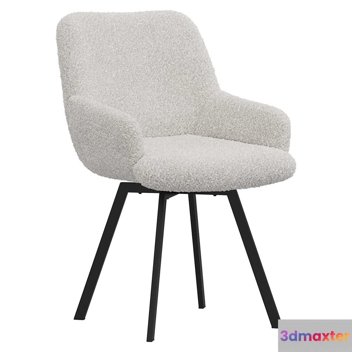 Deephouse Chair Aviano swivel white 3D Max