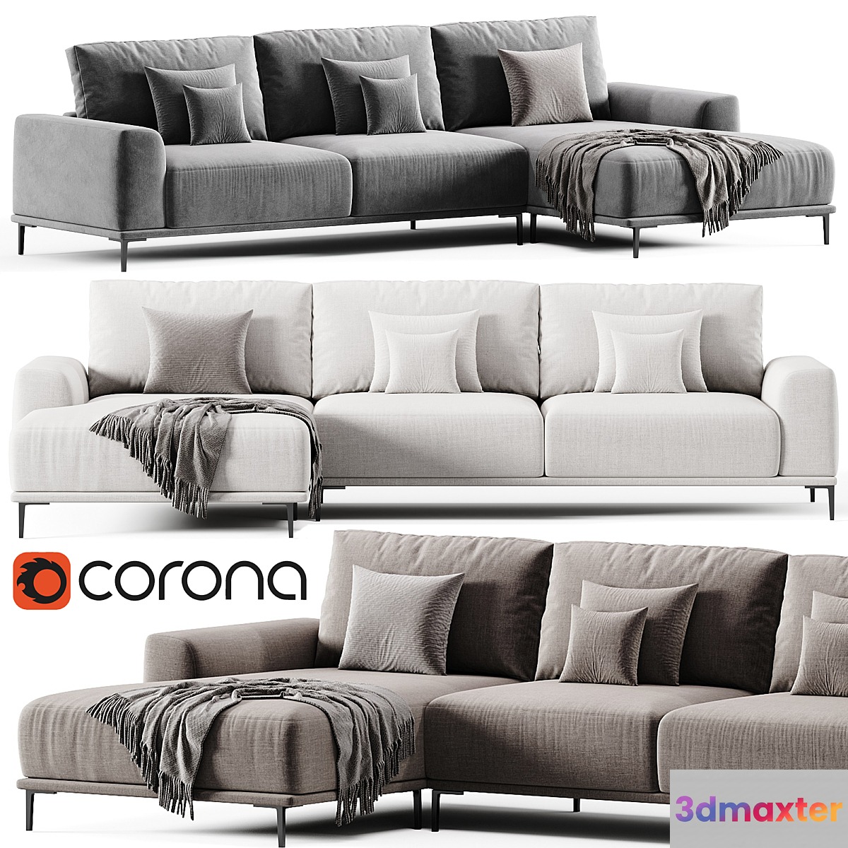 Sofa Lounge Montado By Eichholtz