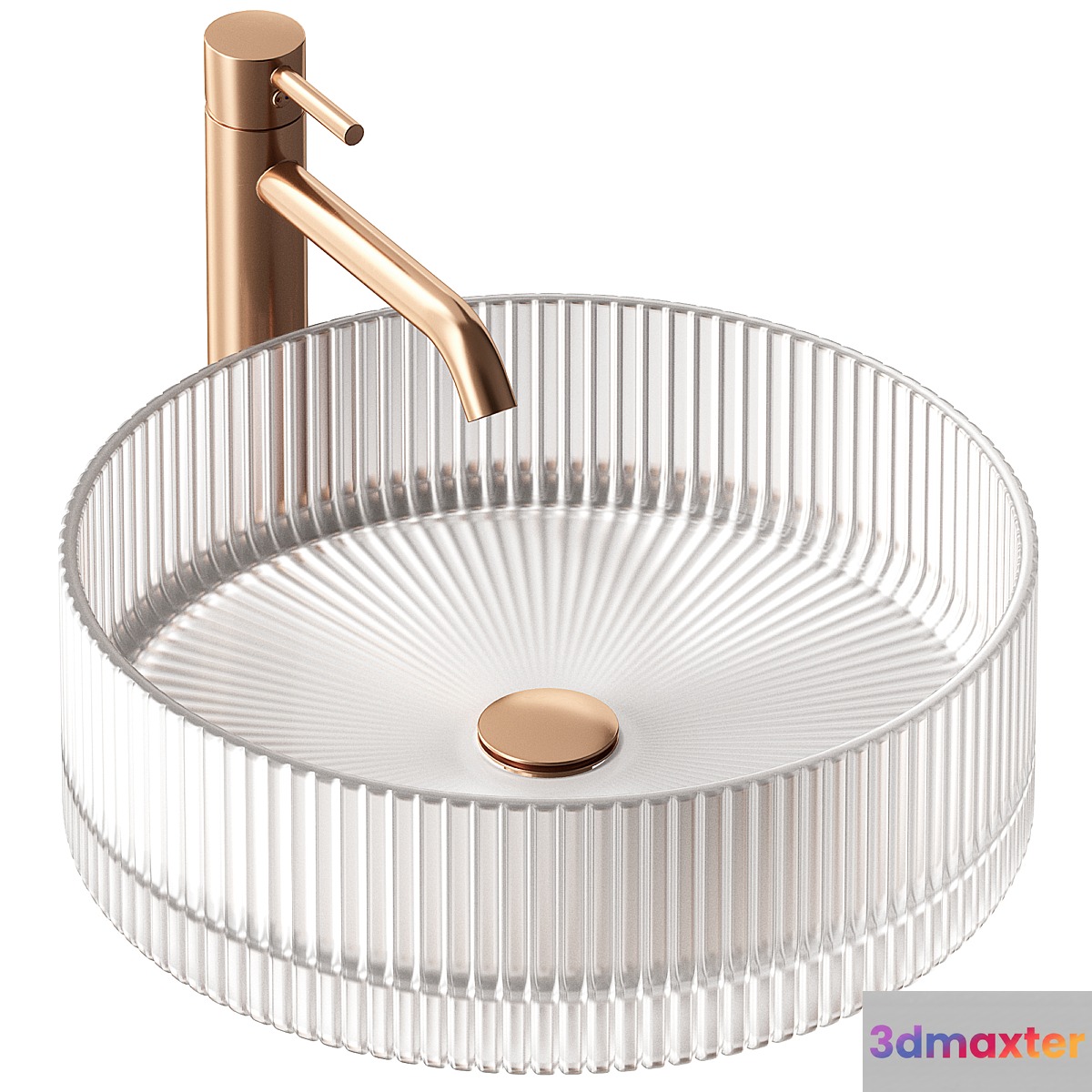 Table Sink REA INGRID TRANSPARENT 3D Max