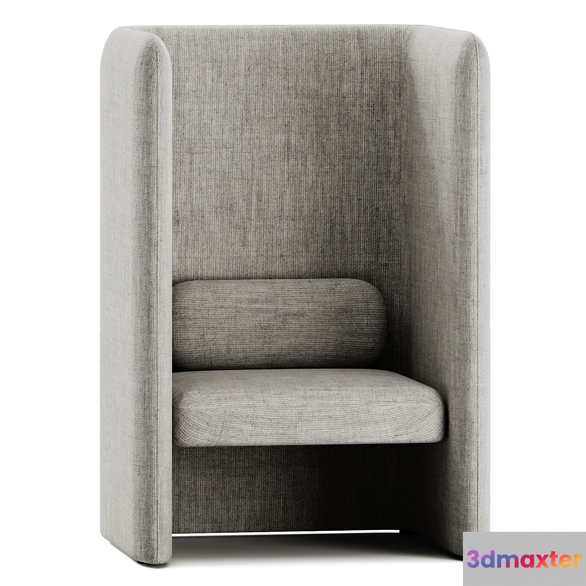 KUMO P High-back Armchair by IBEBI 3D Max