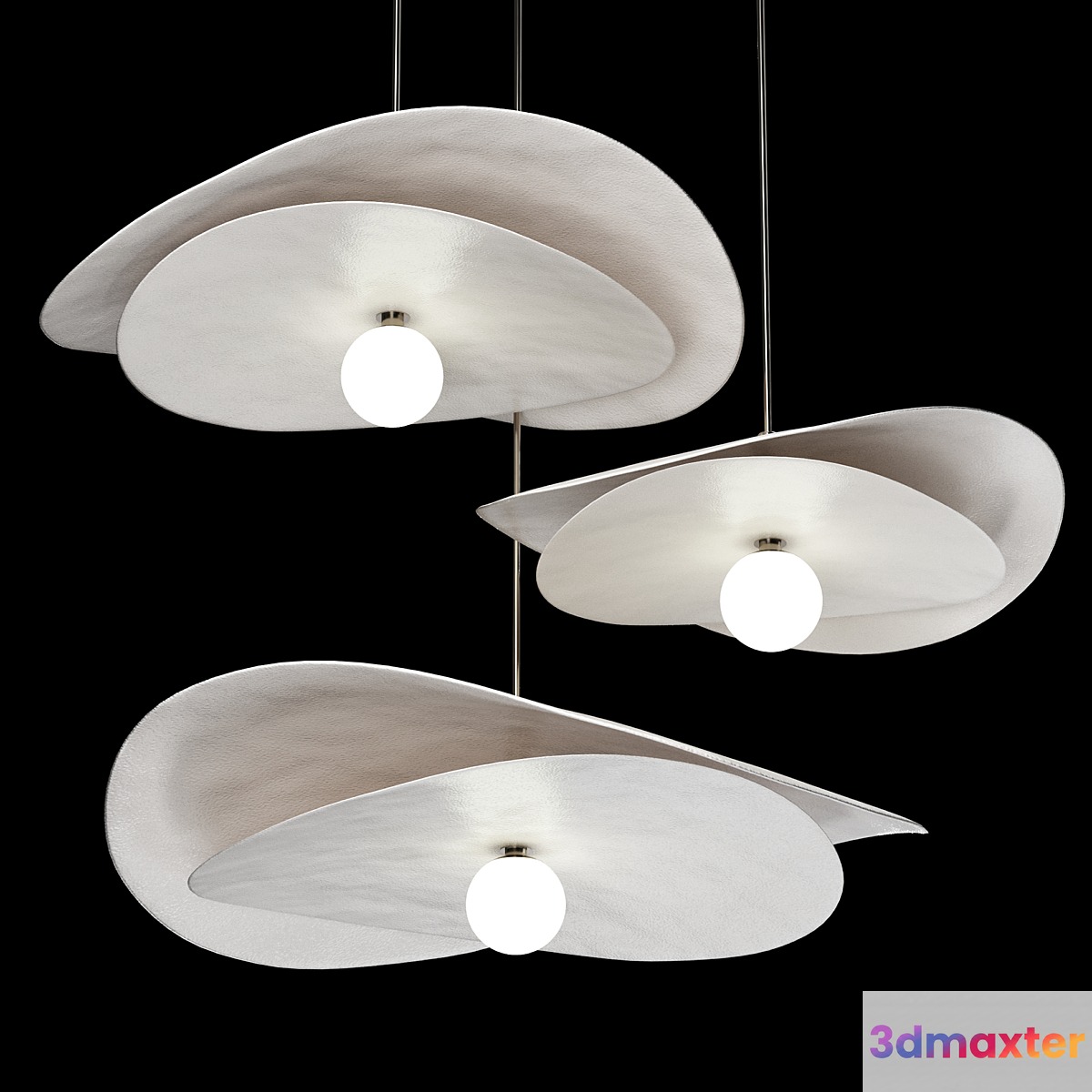 Ceramic Pendant Light 10 3D Max
