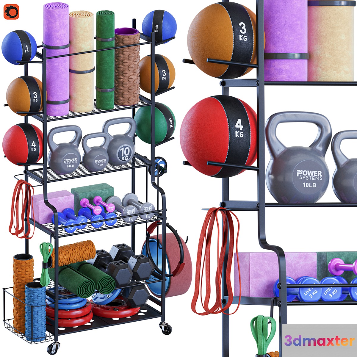 sport equipments 03 3D Max