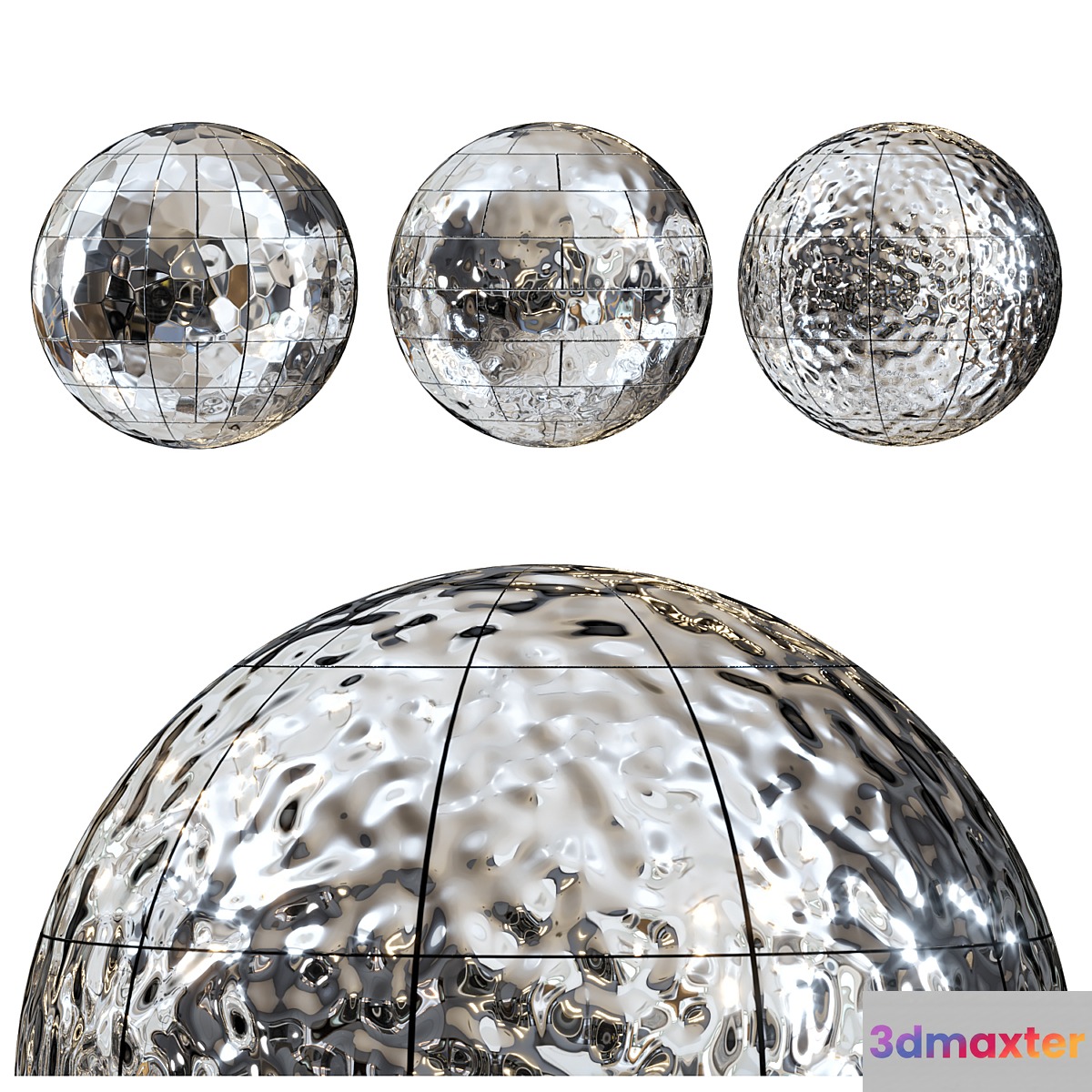 Chromium Molybdenum steel 3D Max
