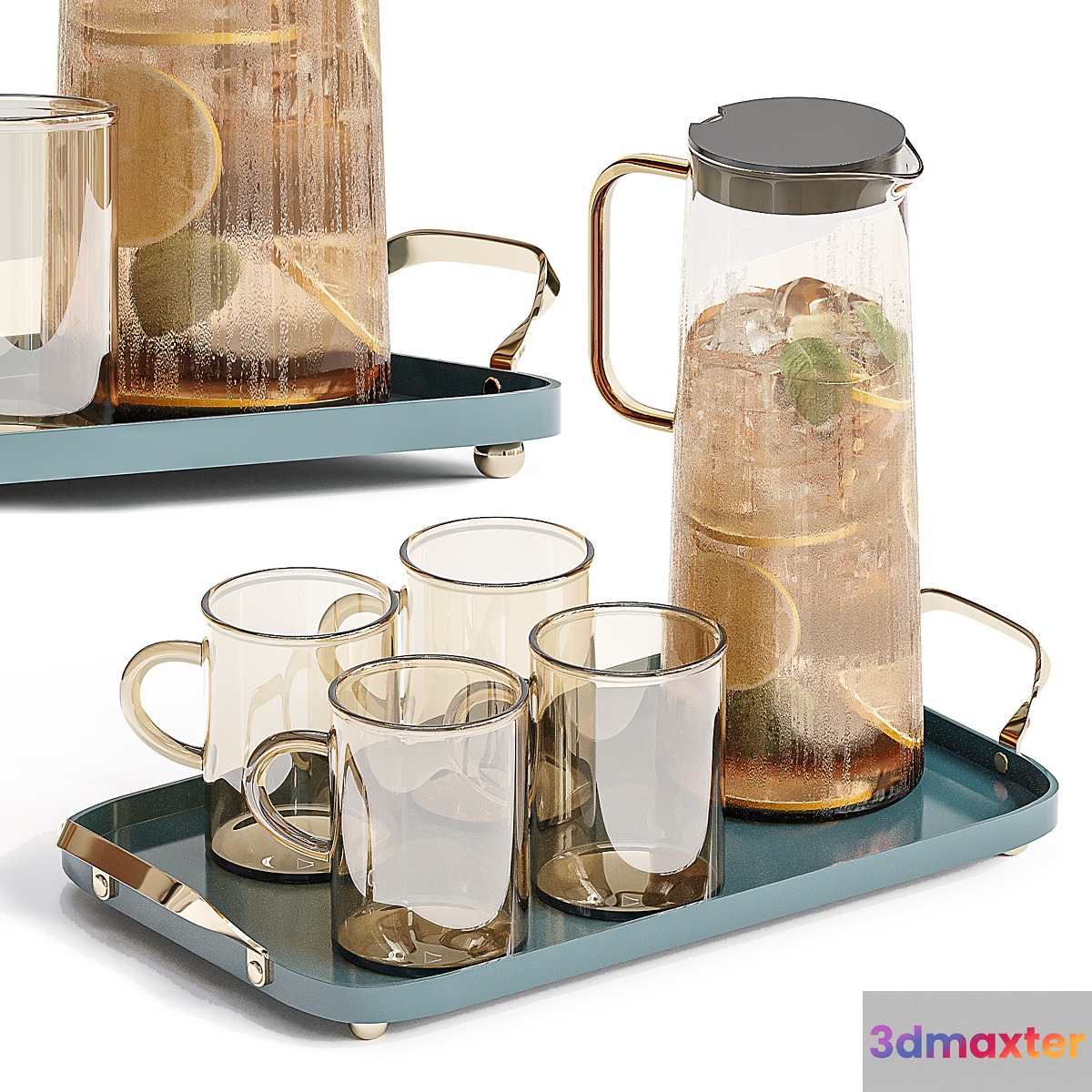 Decorative set-2 3D Max