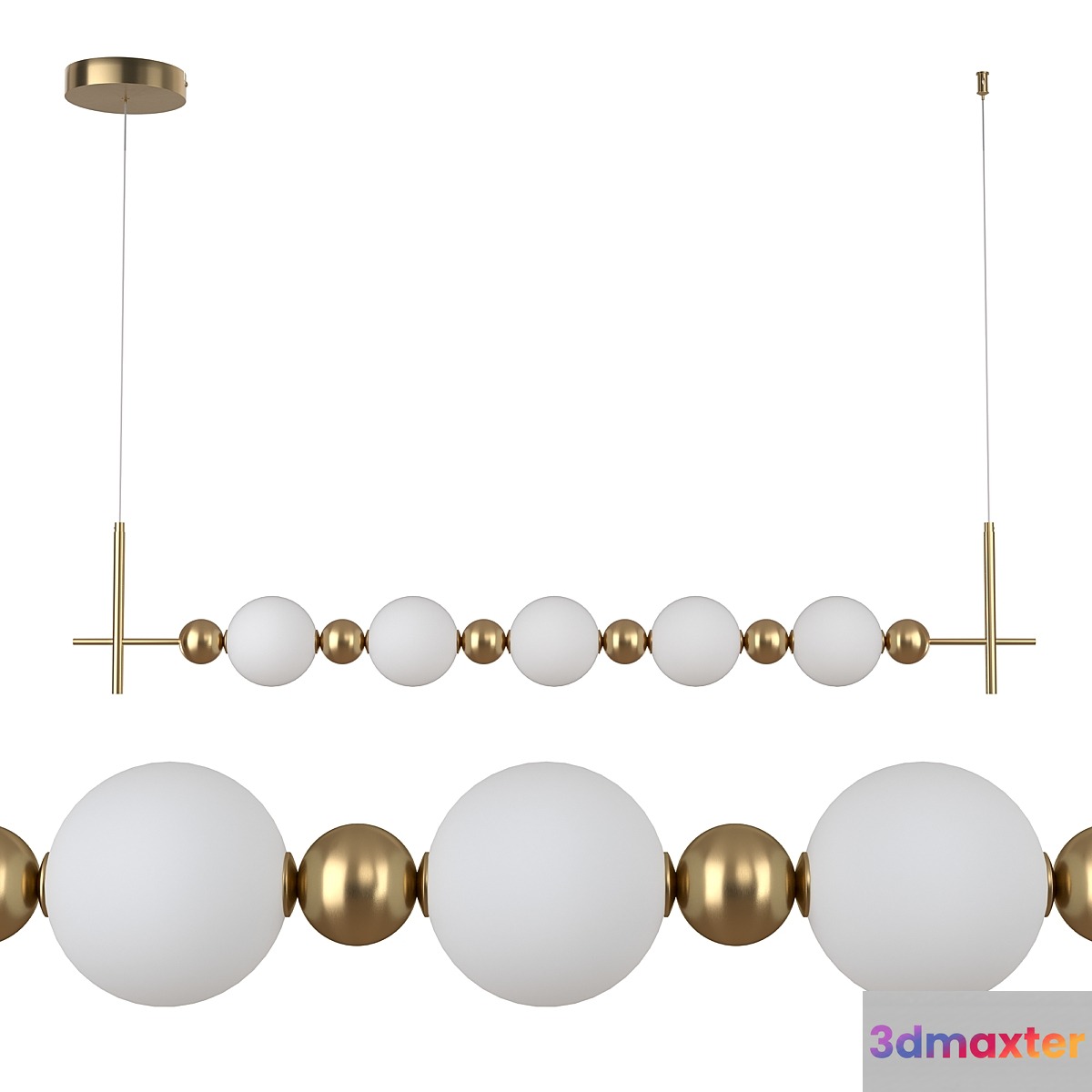 Pendant lamp F-PROMO 4088-5P 3D Max