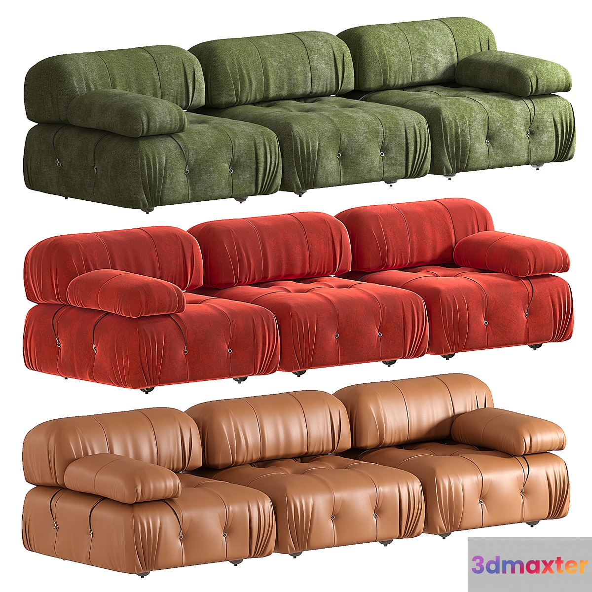 Sofa Mario Bellini Tribute 3D Max