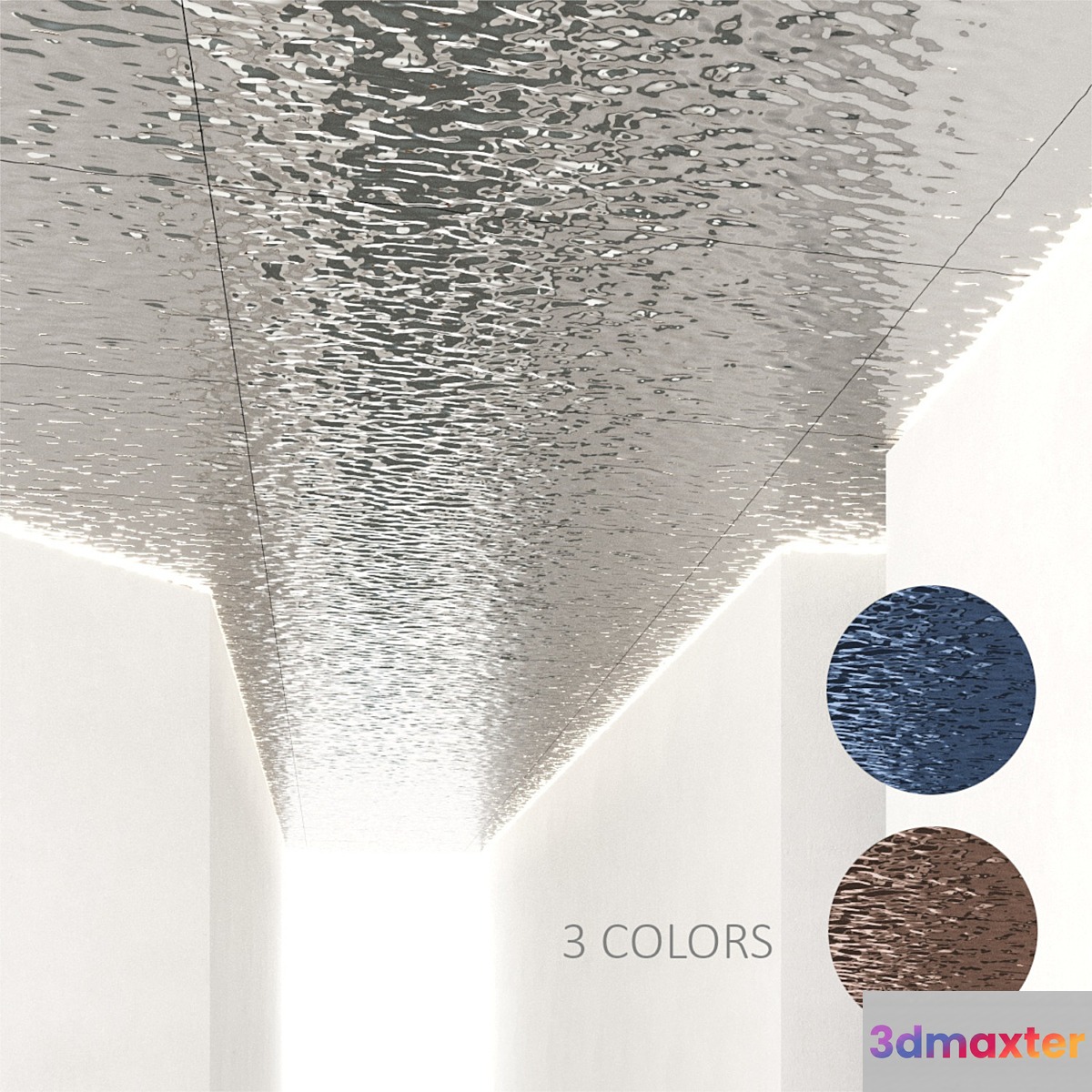 Ceiling with water ripples 3D Max