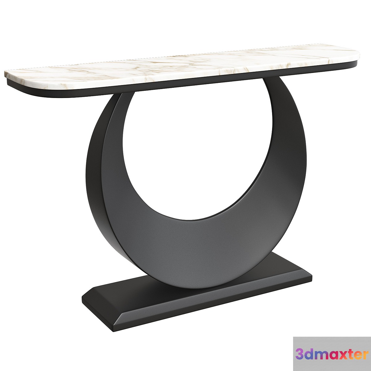 Rectangular Console Table 3D Max
