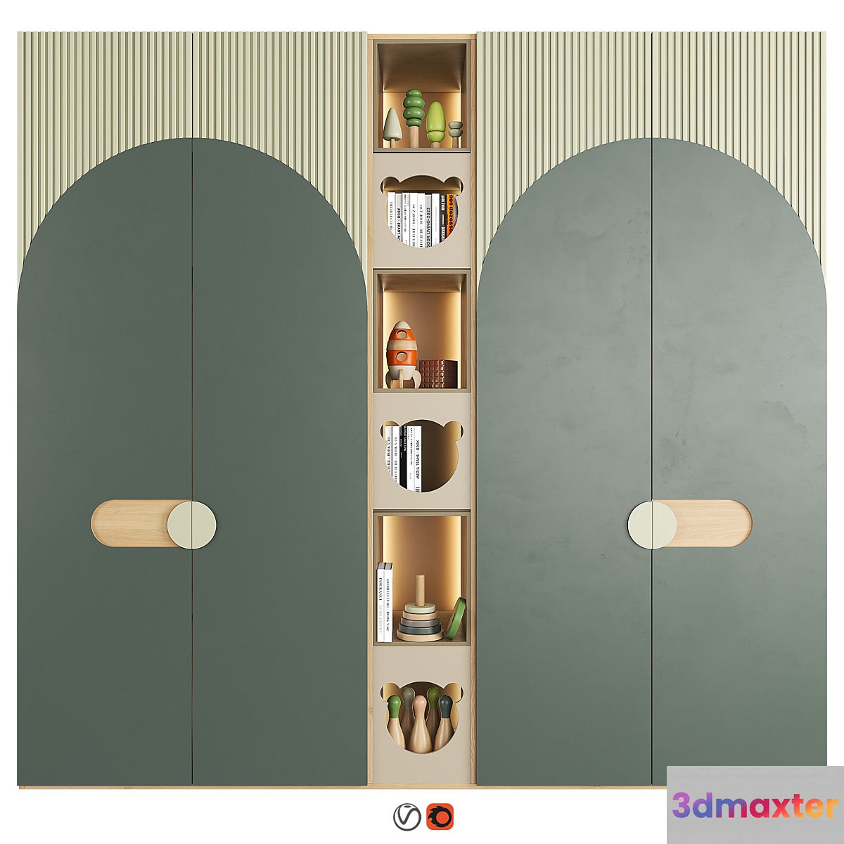 Furniture composition 110 3D Max