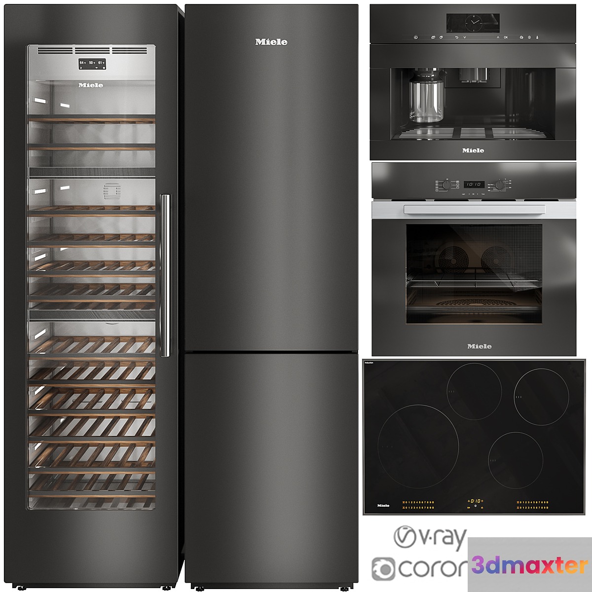 Miele set04 3D Max