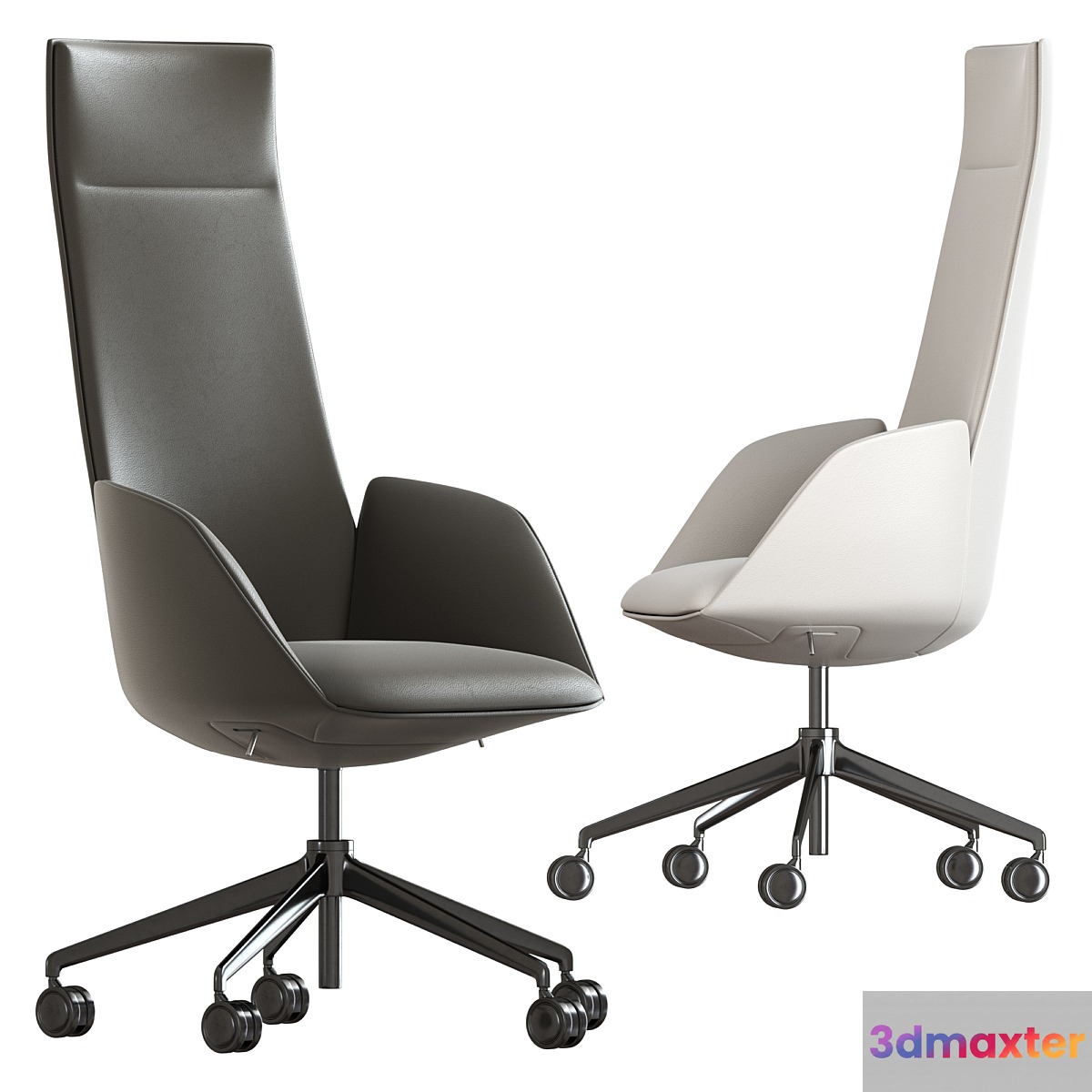 Cercle office chair by Poltrona Frau 3D Max