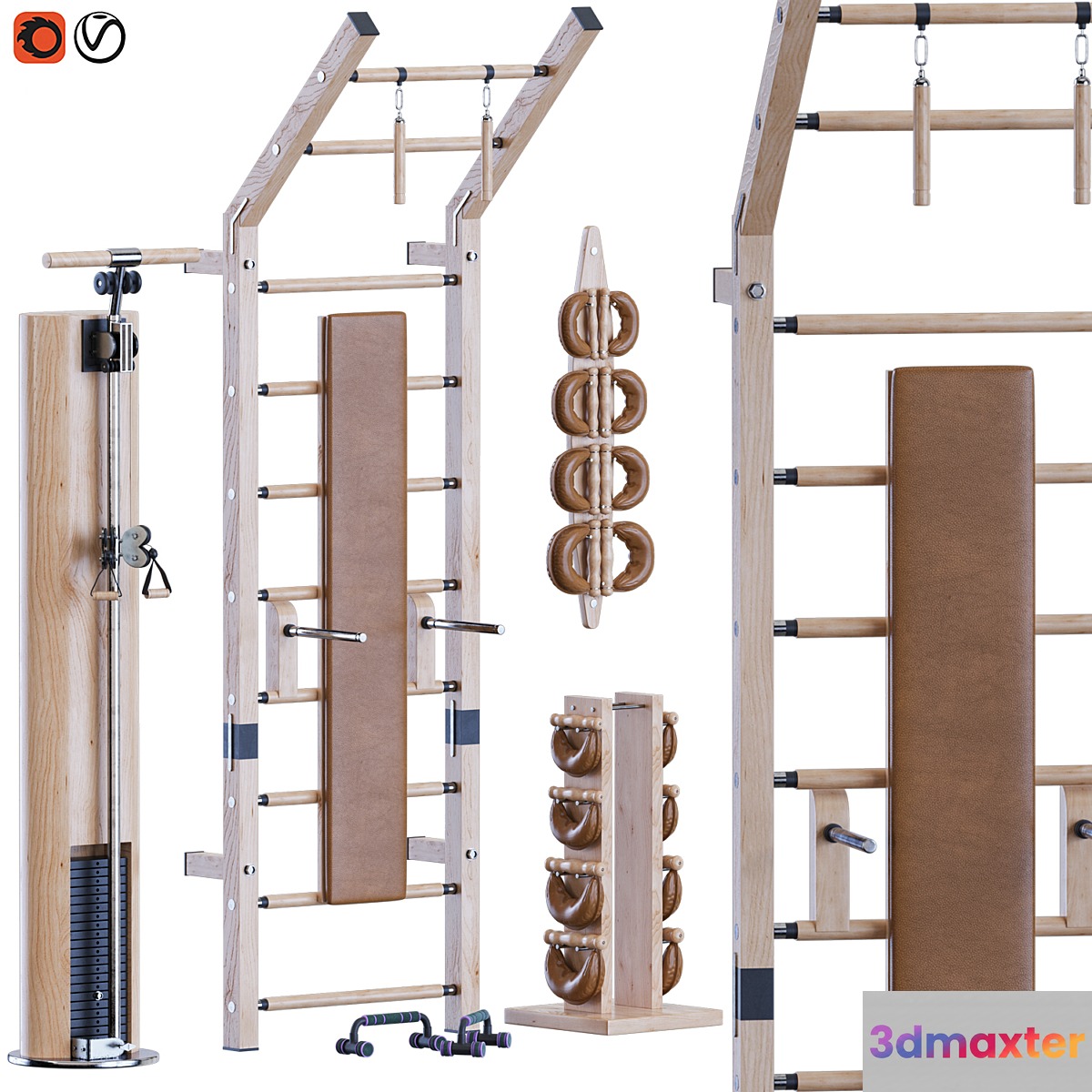 Sports equipment 01 3D Max