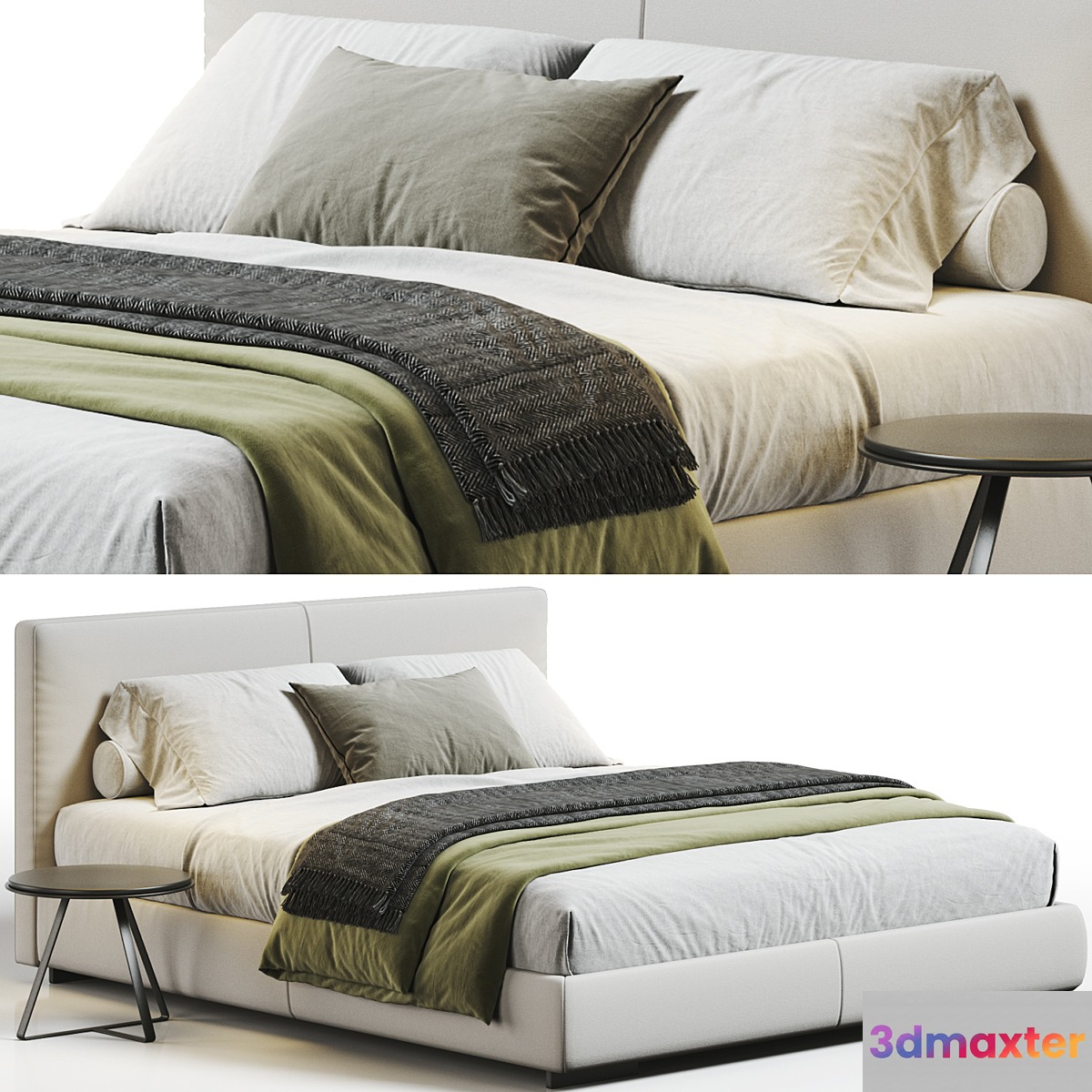 Flexform Magnum Bed 3D Max