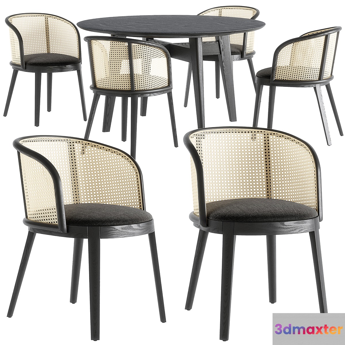 Calligaris adel chair set 3D Max