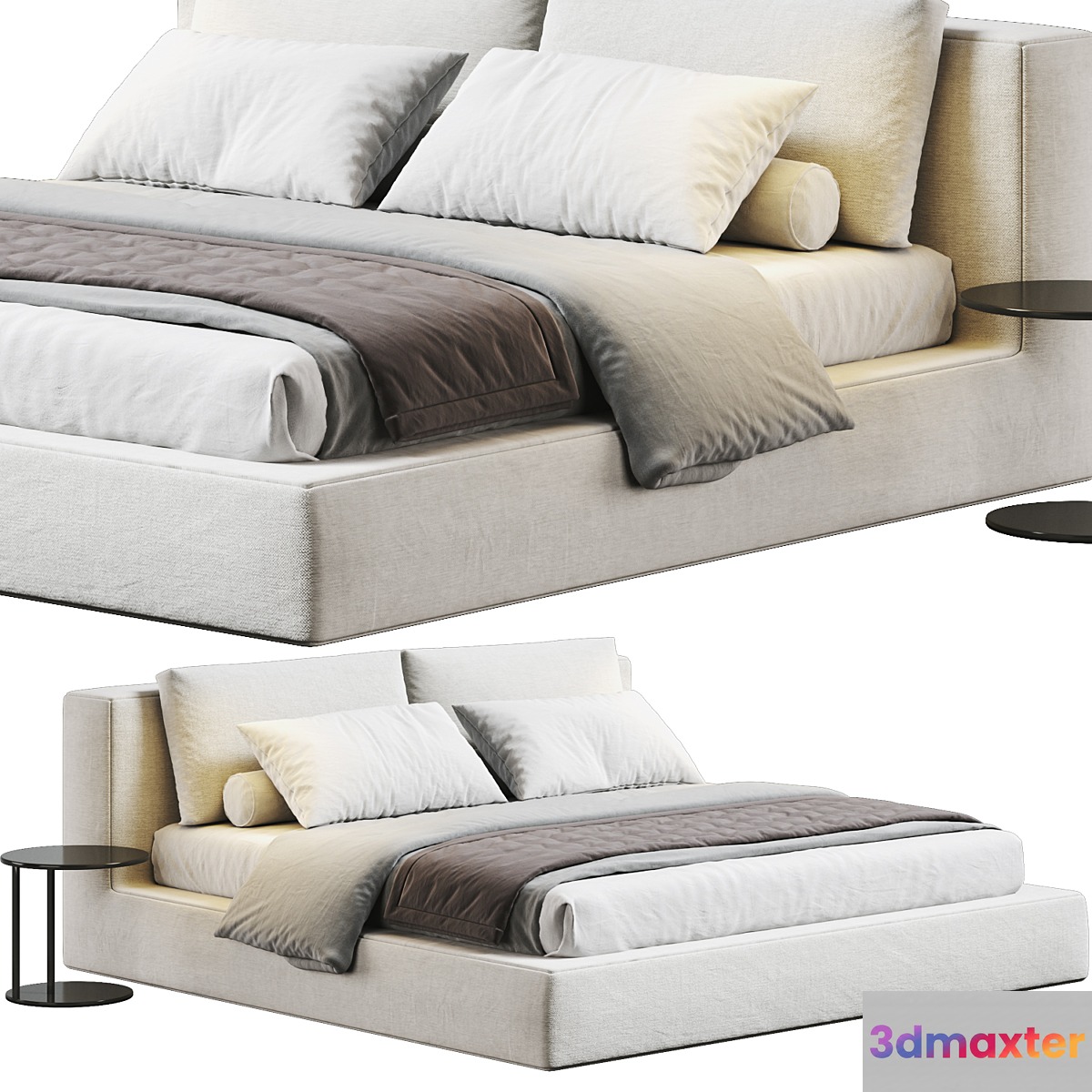 RH Cloud Bed 3D Max
