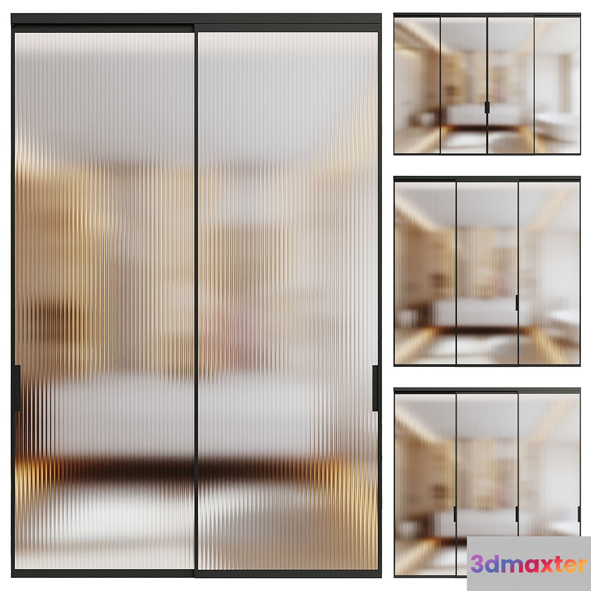interior door 051 - sliding door 3D Max
