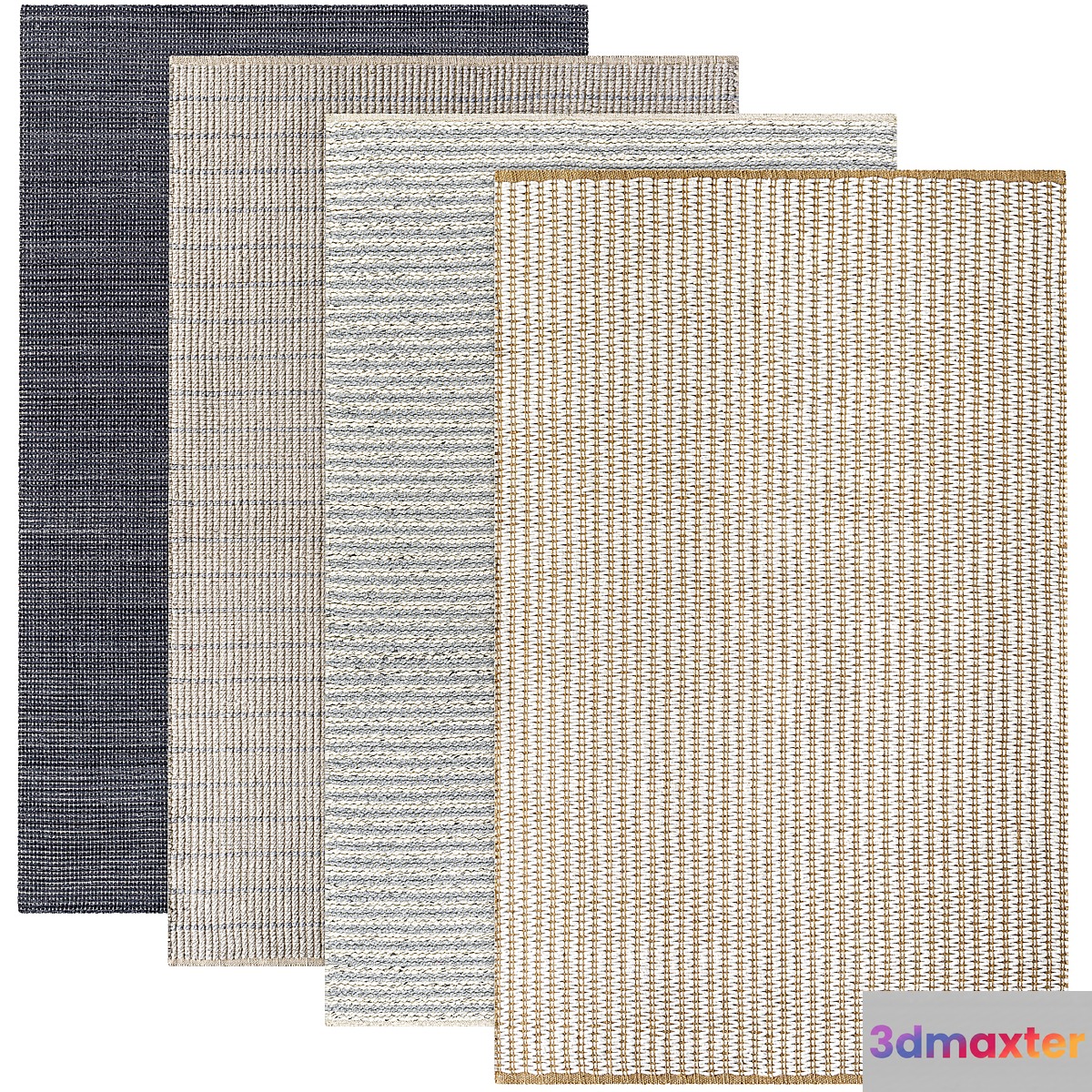 Modern rugs - No.2 3D Max