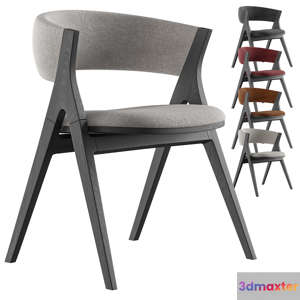 Remo dining chair By Bonaldo 3D Max