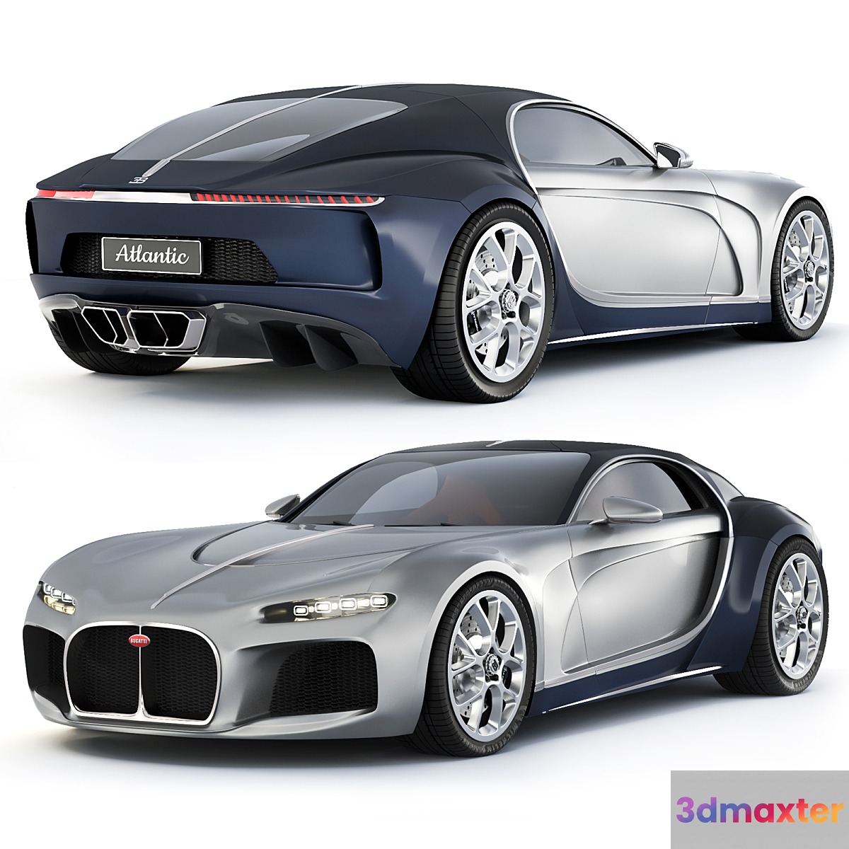 Bugatti Atlantic 3D Max