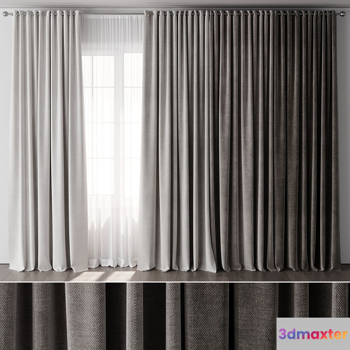 Curtain for Interior 093 3D Max