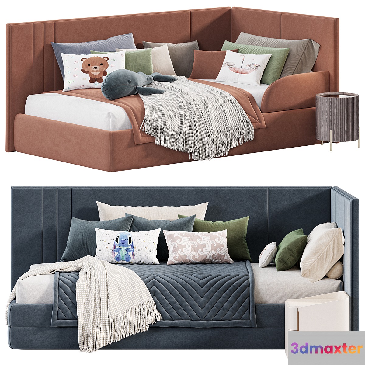 L Two Bed by Vitset 3D Max