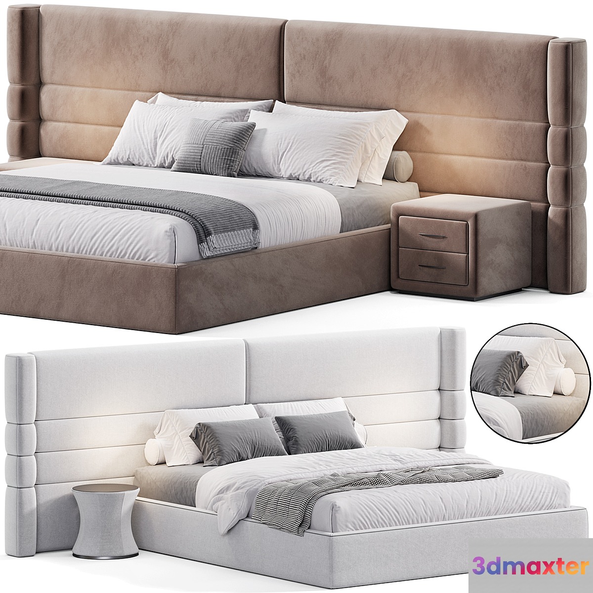 Sublime bed by Stylishclub 3D Max