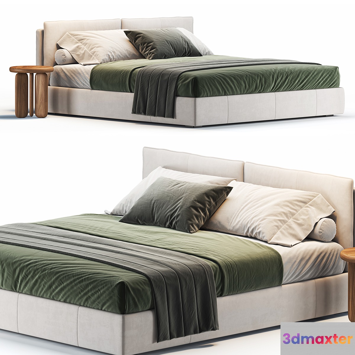 Lulu Bed 3D Max