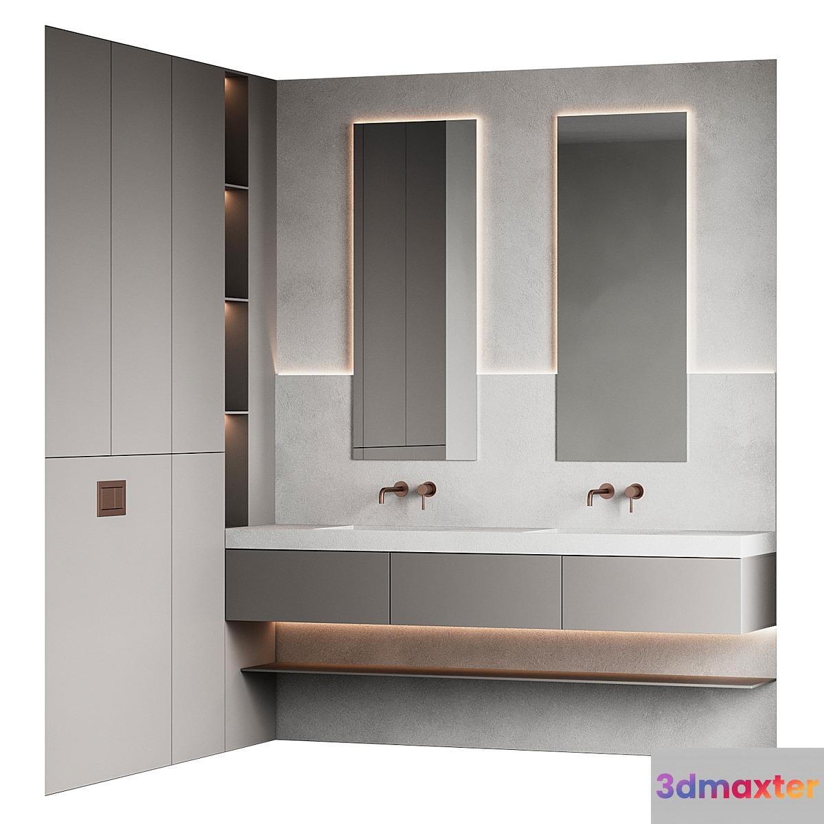 Bathroom furniture 20 3D Max