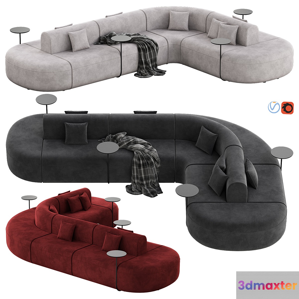 ARTIKO Sofa by MDD 3D Max