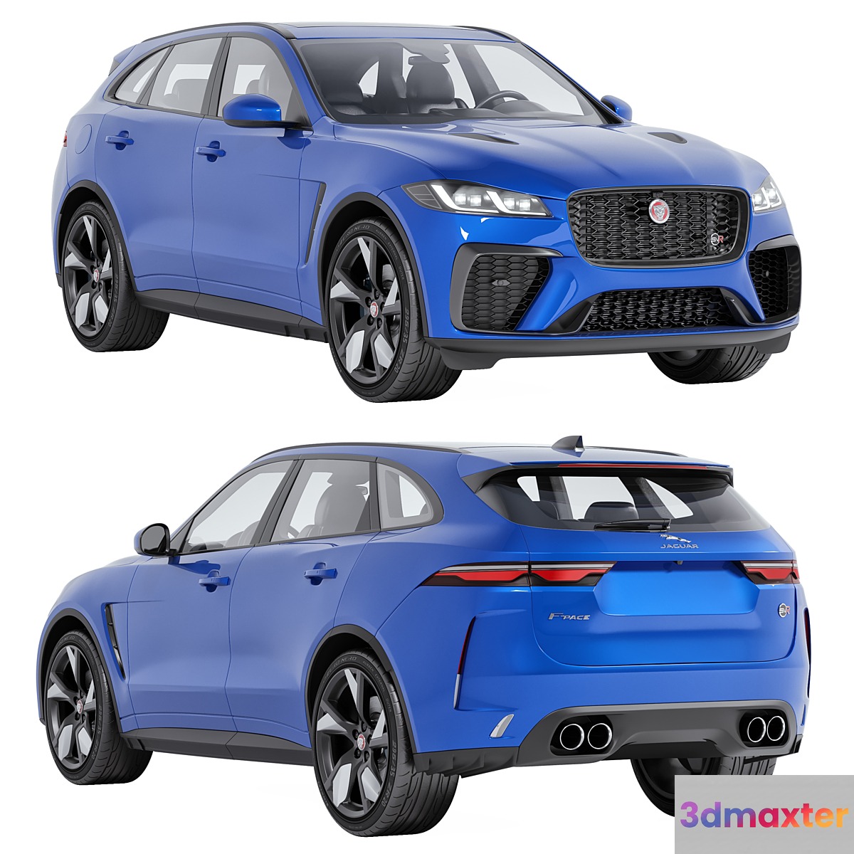 Jaguar F-Pace SVR 2023 3D Max