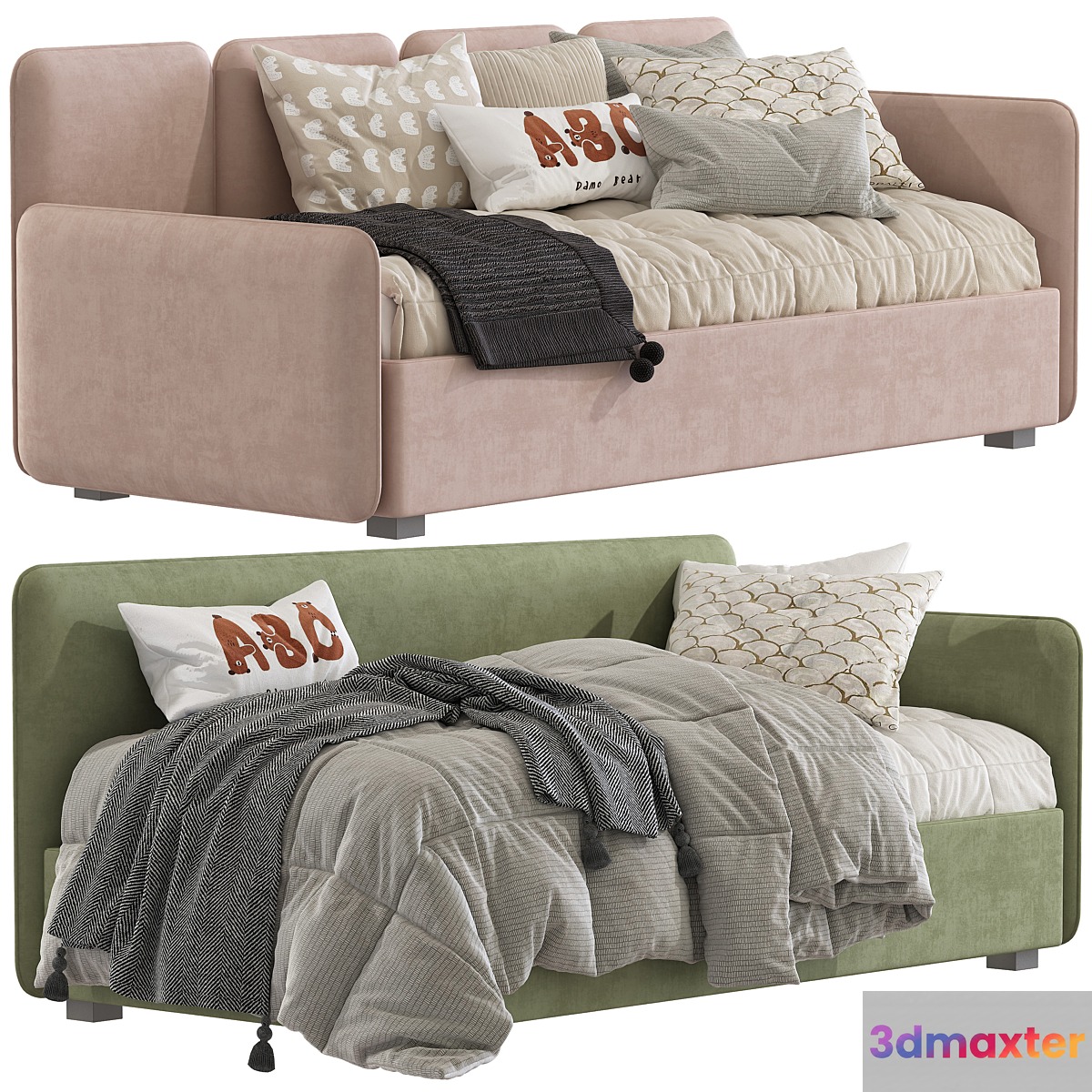 Sofa bed LEVEL 379 3D Max