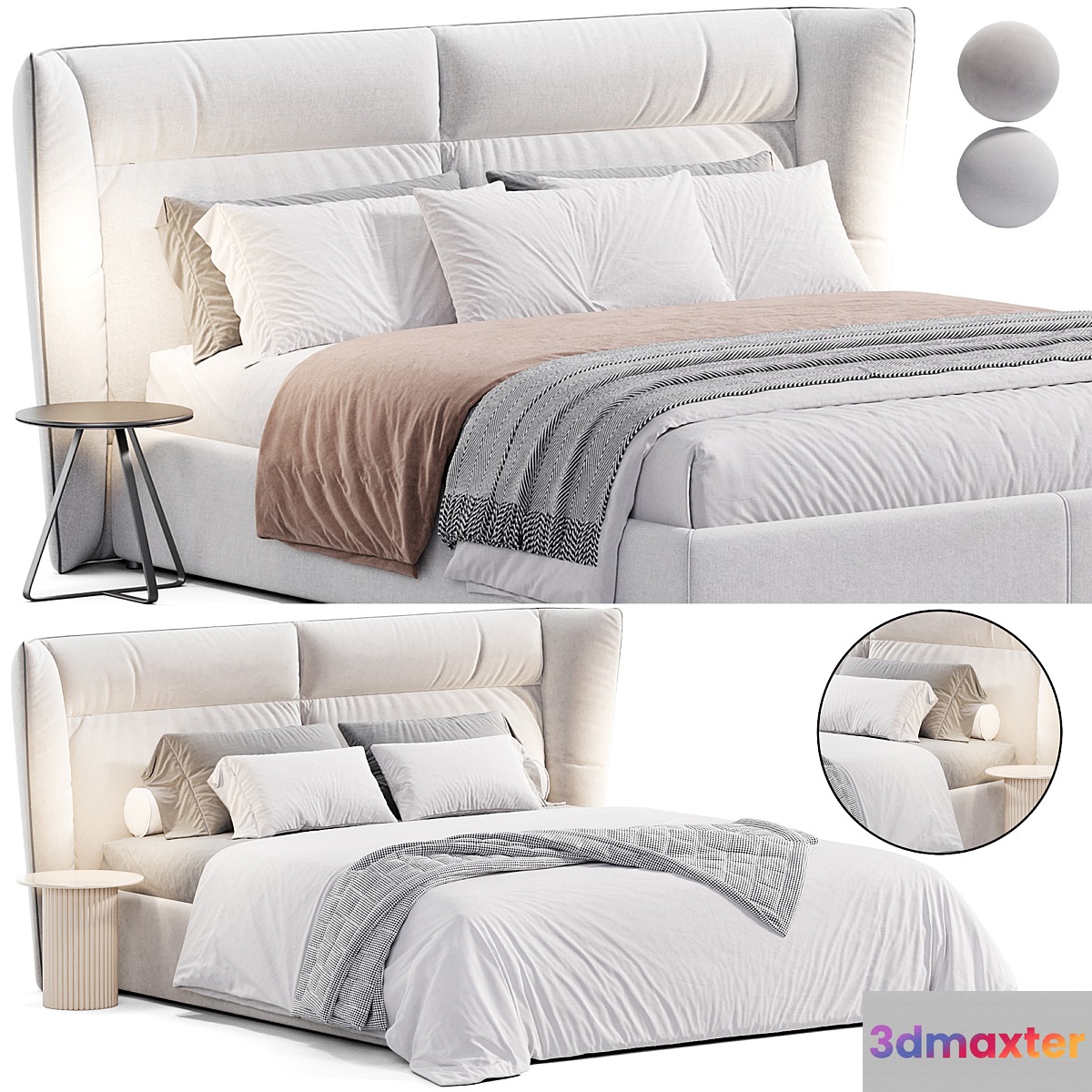 Pasodoble bed by Lecomfort