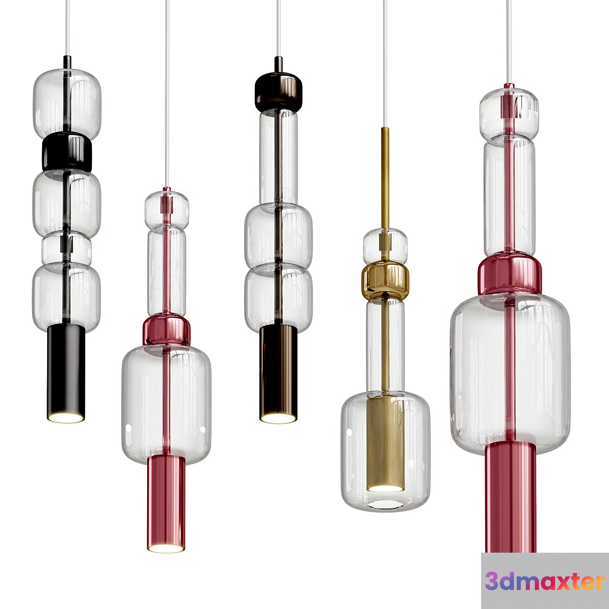 UNO Pendant light By Fisionarte 3D Max