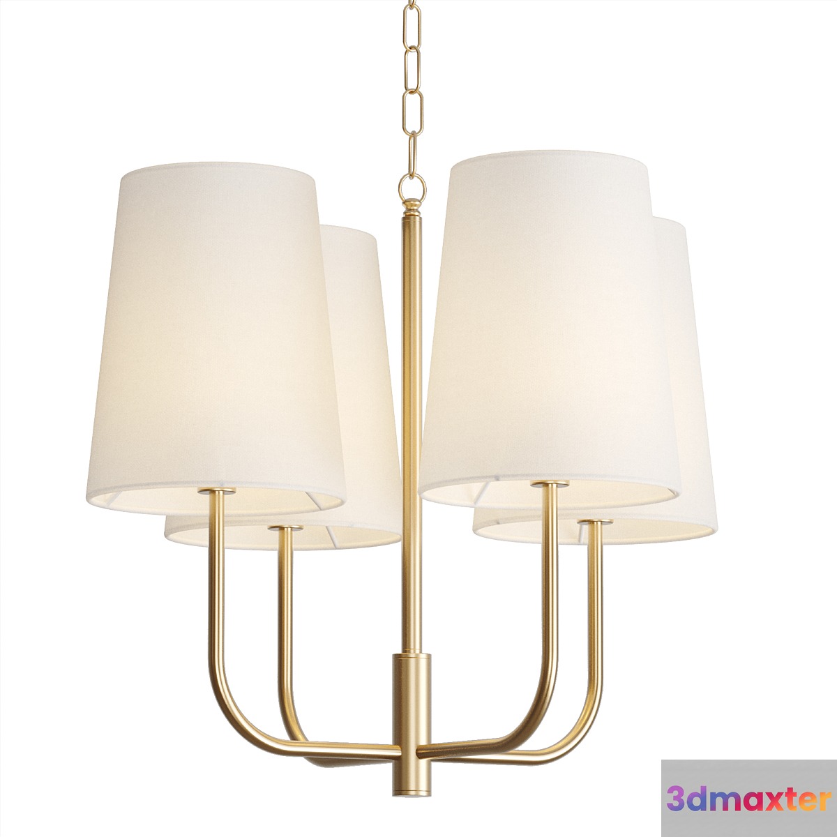 Golden chandelier Louvre Home Kristen