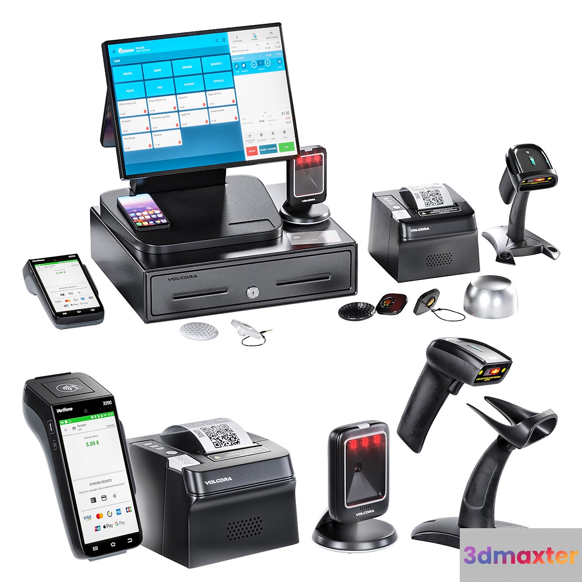 Pos Terminal 2 3D Max