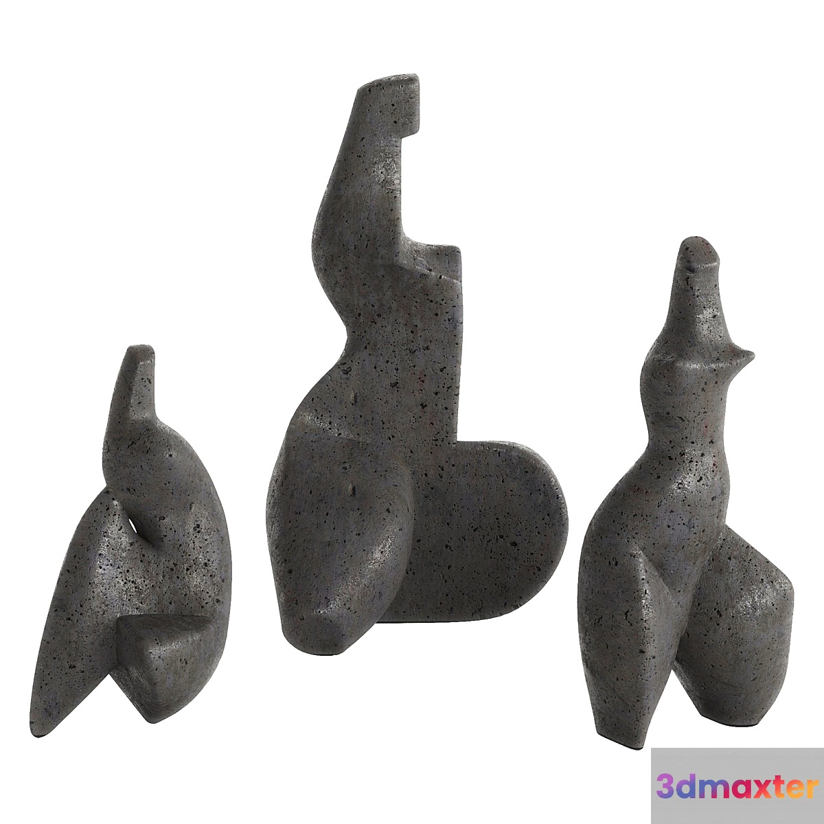 ceramic sculptures 3D Max