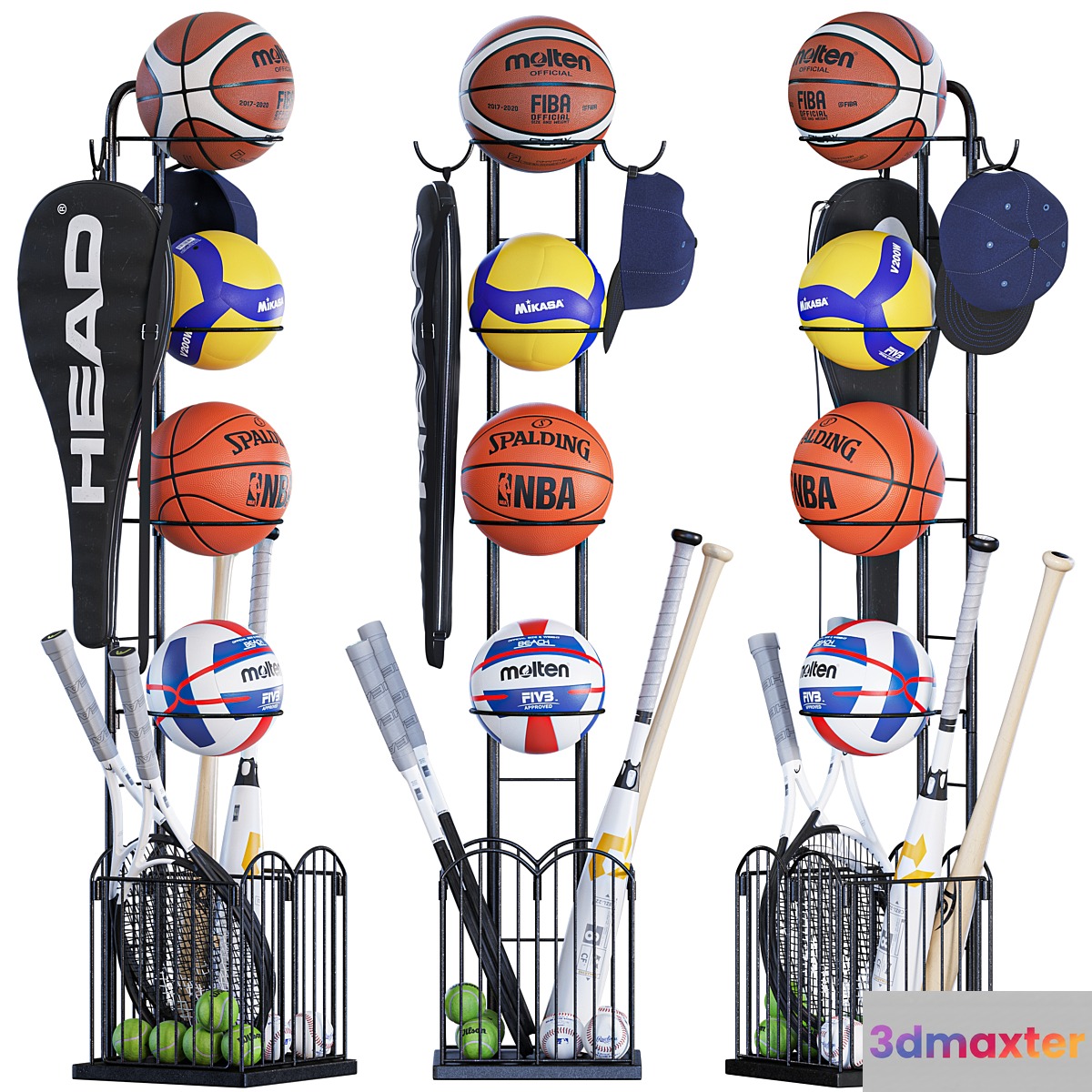 Sport set 02 3D Max
